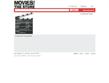 Tablet Screenshot of moviesthestore.ecrater.co.uk