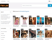 Tablet Screenshot of fantasticlingerie.ecrater.co.uk