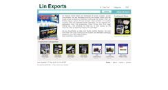 Desktop Screenshot of linexports.ecrater.co.uk