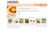 Tablet Screenshot of originia.ecrater.co.uk