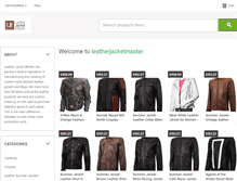 Tablet Screenshot of leatherjacketmaster.ecrater.co.uk