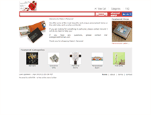 Tablet Screenshot of makeitpersonal.ecrater.co.uk