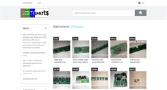 Desktop Screenshot of lcdtvparts.ecrater.co.uk