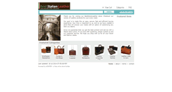 Desktop Screenshot of bestitalianleather.ecrater.co.uk